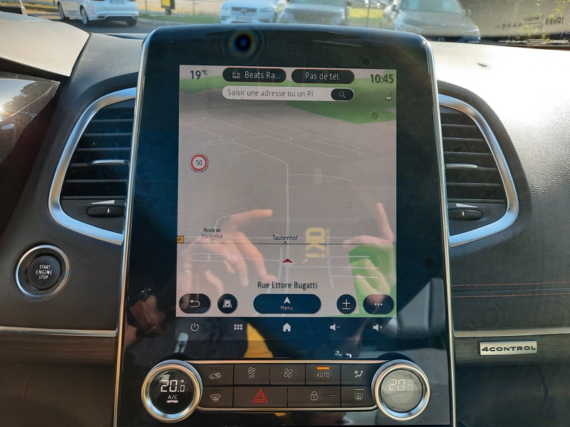 Protection d'écran pour Système de Navigation pour Renault Megane